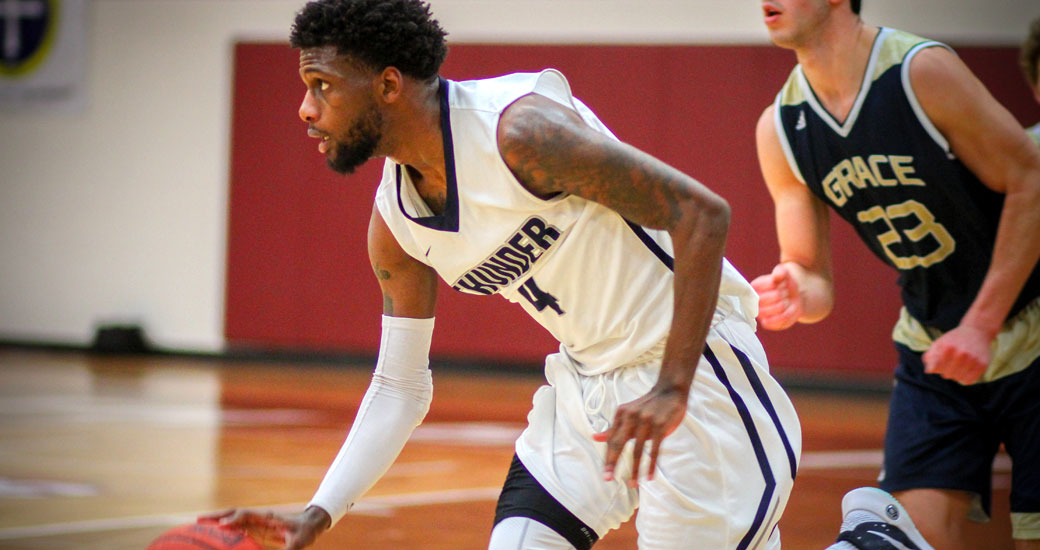 Manhattan Christian's Sterling Turner helped guide the Thunder to a third place finish in the NCCAA DII National Tournament.